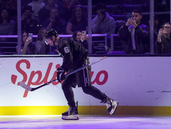 California Fires Charity Game Hockey