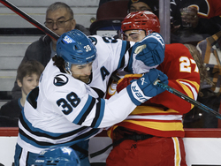 Sharks Flames Hockey
