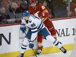 Sharks Flames Hockey