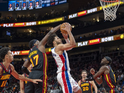 Pistons Hawks Basketball