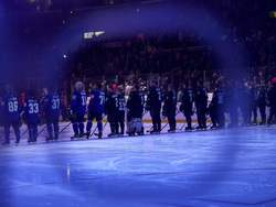 California Fires Charity Game Hockey
