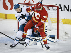 Sharks Flames Hockey