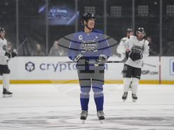 California Fires Charity Game Hockey