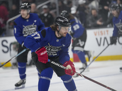 California Fires Charity Game Hockey