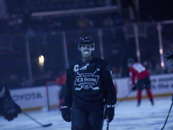 California Fires Charity Game Hockey