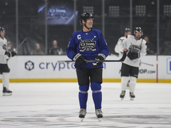 California Fires Charity Game Hockey