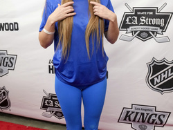 California Fires Charity Game Hockey