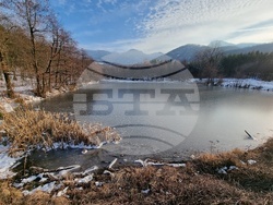 Монтана - студ - замръзнали язовири