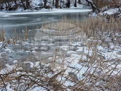Монтана - студ - замръзнали язовири