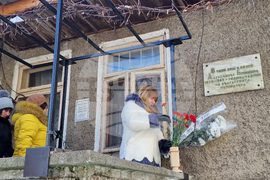 Свищов - 147 години от рождението на Александър Божинов - поднасяне на цветя