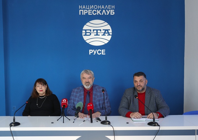 Пресконференция на кандидата от СДС за кмет на община Две могили, област Русе, Драгомир Драганов