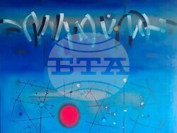 Данаил Атанасов посвещава изложба на хармонията в живописта и музиката. Снимка: СБХ