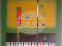 Данаил Атанасов посвещава изложба на хармонията в живописта и музиката. Снимка: СБХ