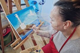 Бургас - „Рисуване на фара на надеждата” - инициатива