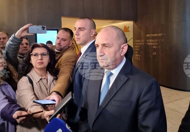 Президентът Румен Радев призова всички партии и гражданите да пазят гражданския мир