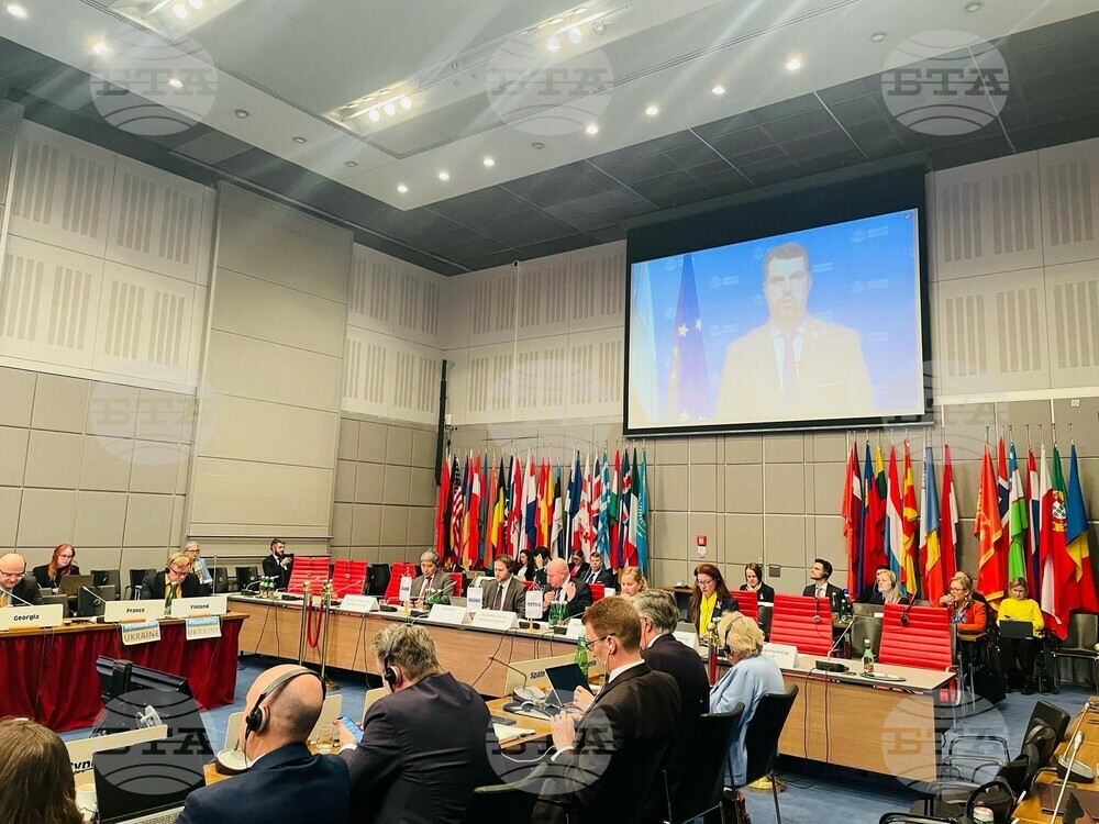 Foreign Minister Georgiev Participates in OSCE Permanent Council Meeting on 3rd Anniversary of Ukraine War