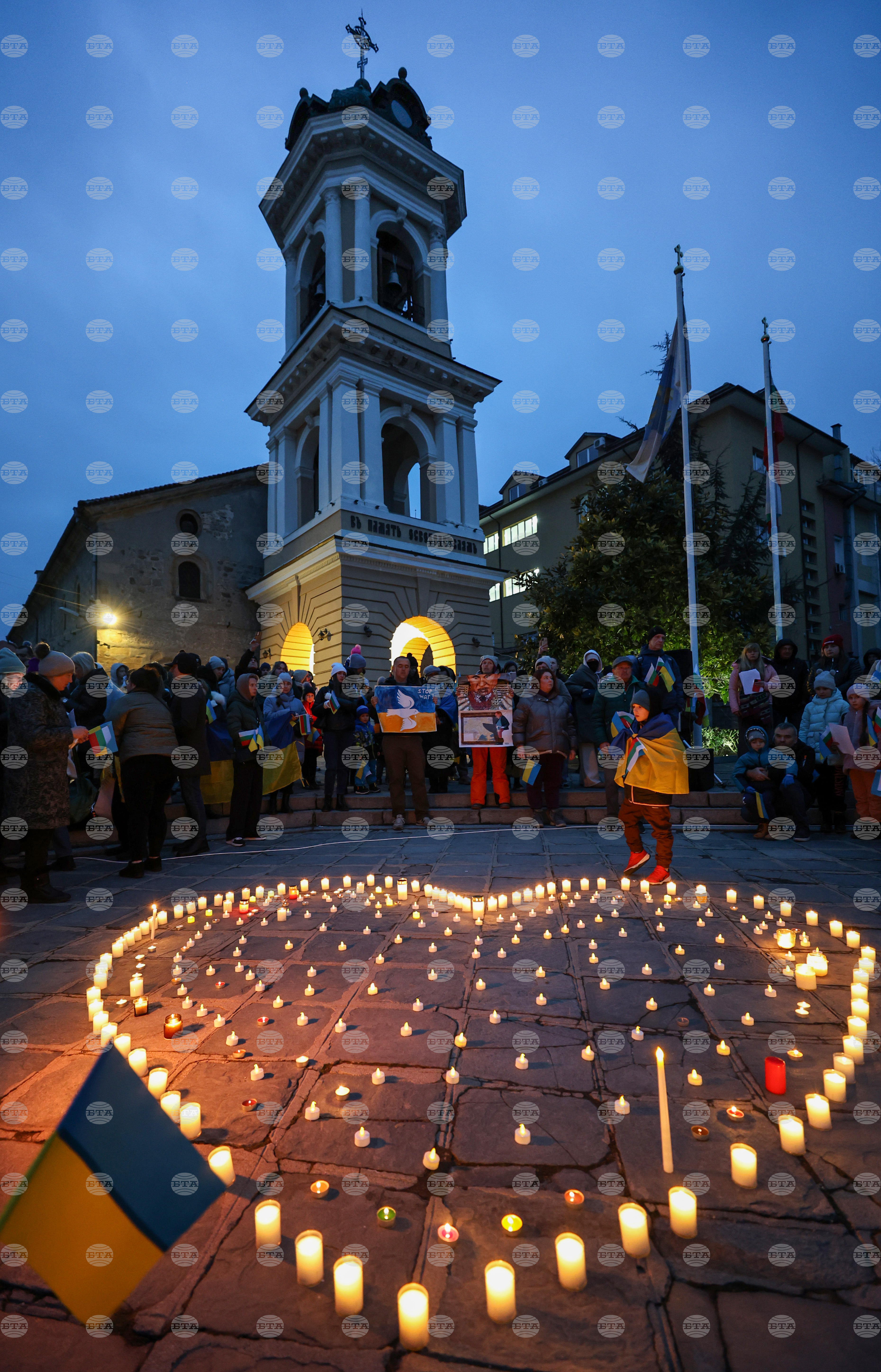 Пловдив - Украйна - начало на войната - бдение