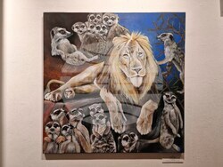 Елена и Стефания от Tornado Twins представят своя изложба в столичната галерия Port.A. Снимка: Емануел Смърков/БТА