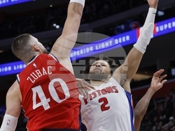 Clippers Pistons Basketball