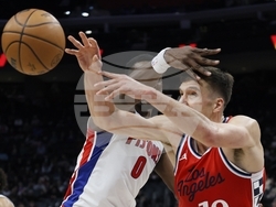 Clippers Pistons Basketball