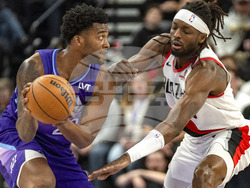 Trailblazers Jazz Basketball