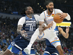 APTOPIX Timberwolves Thunder Basketball