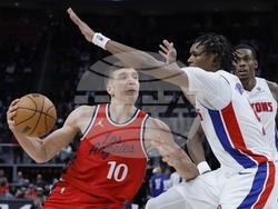 Clippers Pistons Basketball
