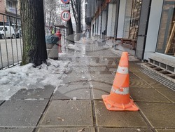 Велико Търново - ледени висулки - премахване