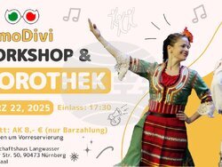 Българската танцова група „СамоДиви“ организира на 22 март уъркшоп за народни танци и "хоротека" в германския град Нюрнберг