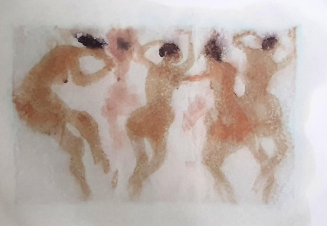 Изложба на Марко Марков показва „уханието на жена“ в четиридесет акварелни монотипии върху ръчно направена памучна хартия