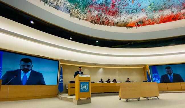 Foreign Minister Georgiev Takes Part in 58th UN Human Rights Council Session