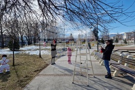 Самоков - градски парк „Крайискърец” - украса