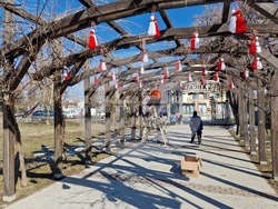 Самоков - градски парк „Крайискърец” - украса