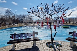 Самоков - градски парк „Крайискърец” - украса