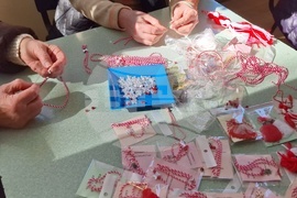 Село Островче - мартеници