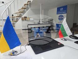  Анна Терзивец и Димитър Терзи, гости в Националния пресклуб на БТА в Одеса, по време на представянето на февруарският брой на списание „ЛИК“ на Българската телеграфна агенция. Снимки: БТА, Одеса