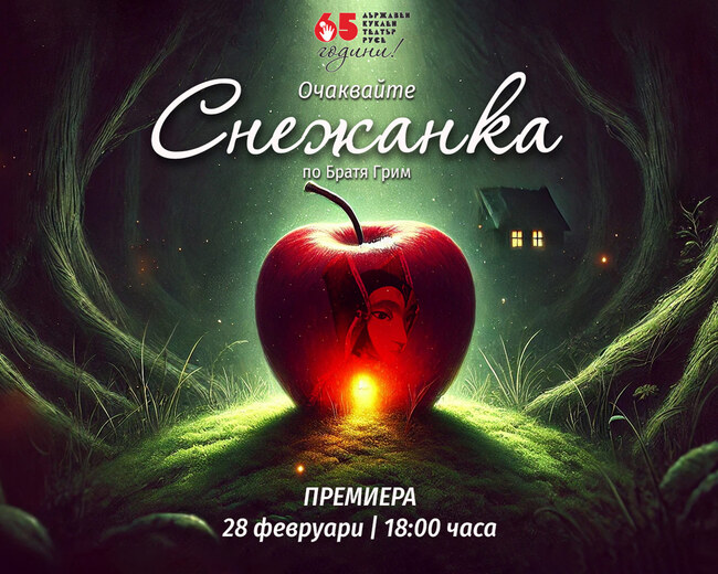 Кукленият театър в Русе представя премиерно "Снежанка"