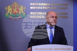 Министерски съвет - Томислав Дончев - брифинг