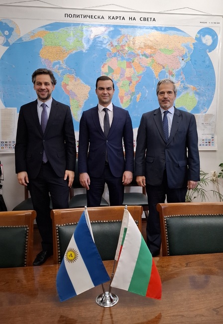 Бойко Таков от ИАНМСП и посланикът на Аржентина Алехандро Майер обсъдиха възможността за търговска мисия в Аржентина 
