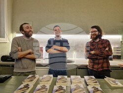 Йордан Д. Радичков представя новия си роман „Дървеният костюм“- Снимка: Емануел Смърков/БТА