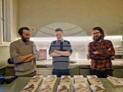 Йордан Д. Радичков представя новия си роман „Дървеният костюм“- Снимка: Емануел Смърков/БТА