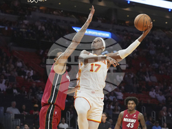 Hawks Heat Basketball