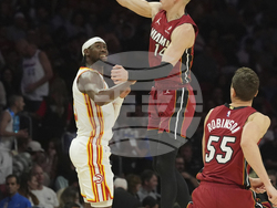 Hawks Heat Basketball