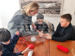 Република Северна Македония - работилница за мартеници