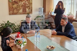 Самоков - Константина Янакиева - тържествено изпращане