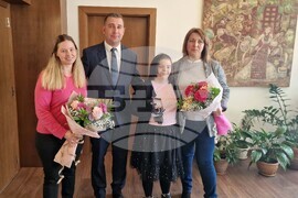 Самоков - Константина Янакиева - тържествено изпращане