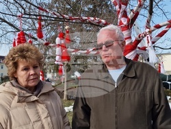 Разград - мартеници - дърво