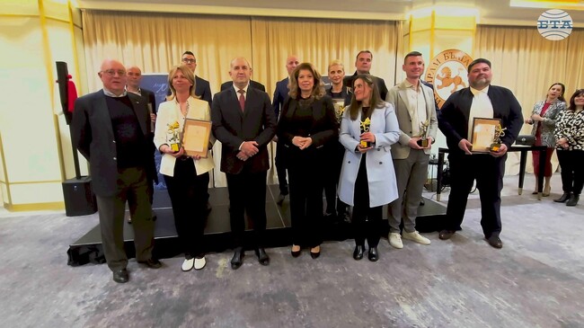 За тридесет и първи път сдружението "Произведено в България - съюз на малкия и среден бизнес" връчи годишните награди "Златна мартеница"