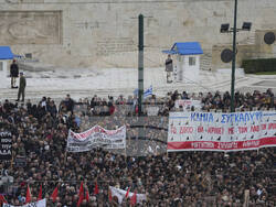 Greece Strike Rail Disaster