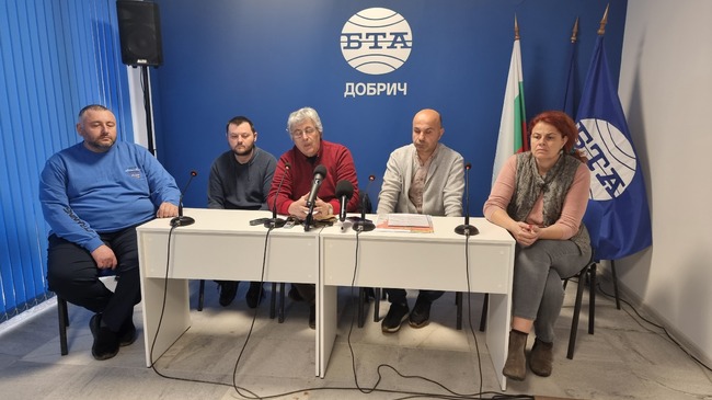 Пресконференция на организации против изграждането на ветроенергийни паркове в Добруджа